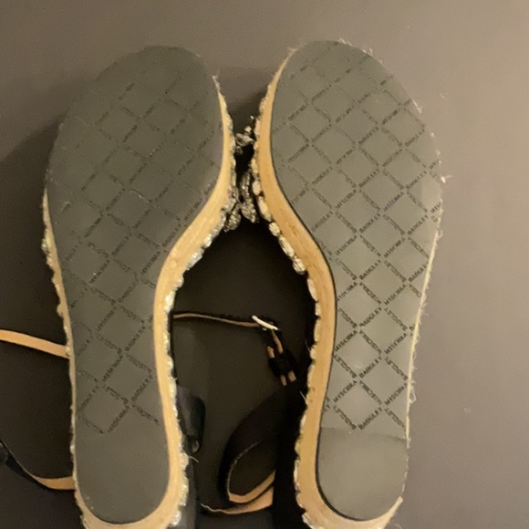 Badgley Mischka Silvia Espadrille wedge w/ rhinestone embellishments Size 9.5 - Picture 8 of 9